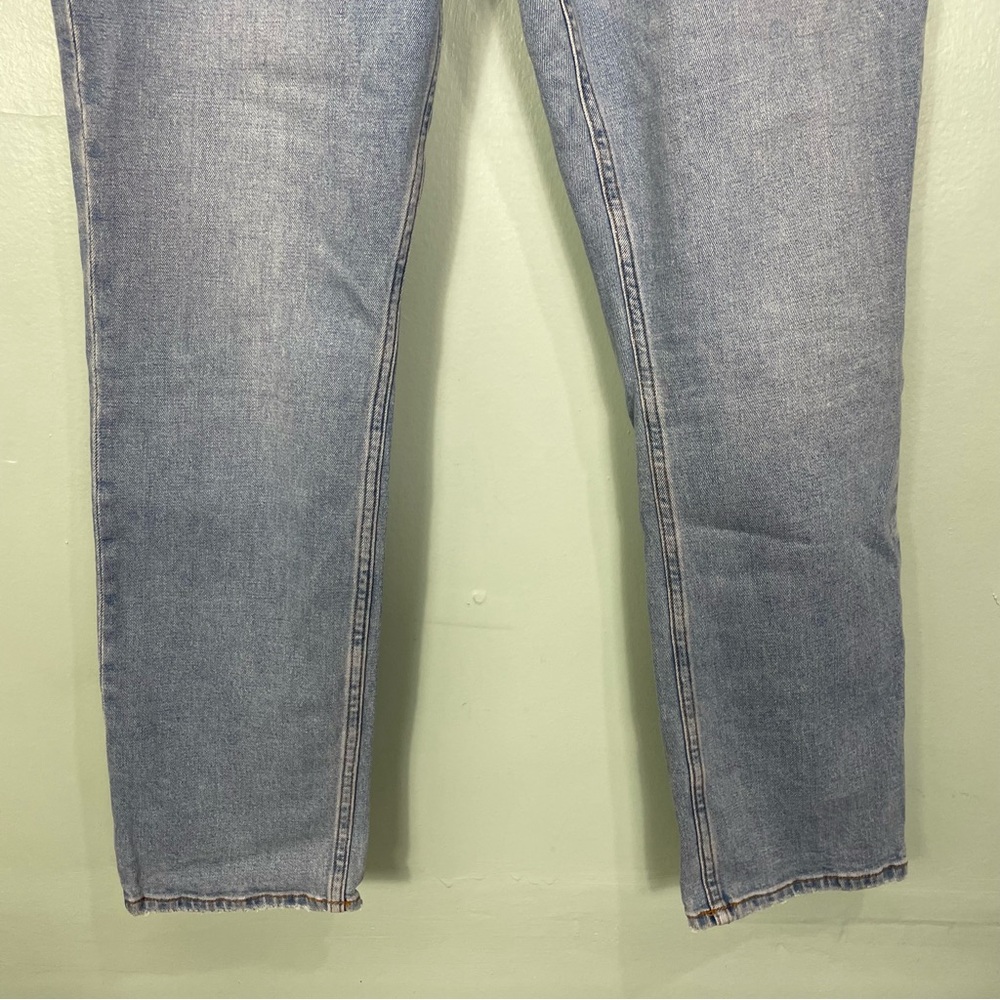 Abercrombie and Fitch The 90's Slim Straight Ultra High Rise Curve Love Blue - Picture 4 of 10